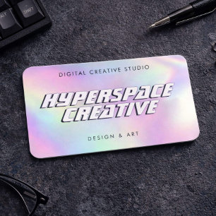 Creatieve Studio Holografisch Visitekaartje