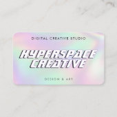 Creatieve Studio Holografisch Visitekaartje (Voorkant)