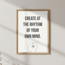 Creatieve Studio Wand Kunst. Minimale Inspiratie