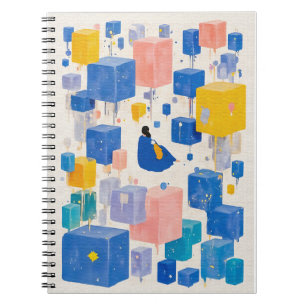 Creatieve Surrealistische Droomlandschap Waterverf Notitieboek