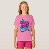 Creatieve tekst met beeldontwerp voor T-shirt (Voorkant volledig)