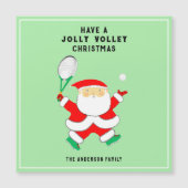 Creatieve Tennis Kerst Kaarten (Voorkant)