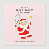 Creatieve Tennis Kerst Kaarten (Voorkant)