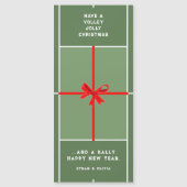 Creatieve Tennis Kerstkaarten (Voorkant)
