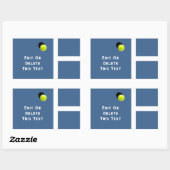 Creatieve Tennis Rechthoekige Sticker (Vel)