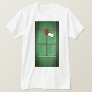 Creatieve tenniskerst t-shirt