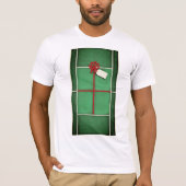 Creatieve tenniskerst t-shirt (Voorkant)