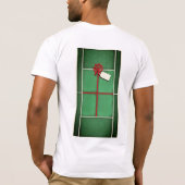 Creatieve tenniskerst t-shirt (Achterkant)