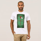 Creatieve tenniskerst t-shirt (Voorkant volledig)