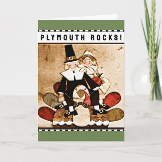 Creatieve Thanksgiving Feestdagen Kaart (Voorkant)