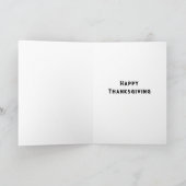 Creatieve Thanksgiving Feestdagen Kaart (Binnen)