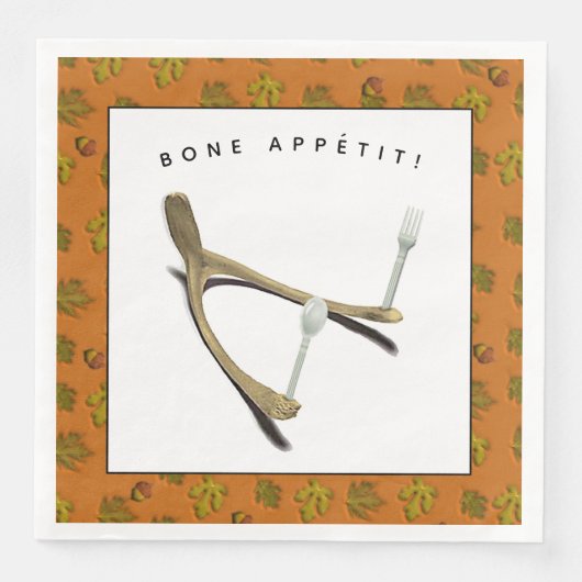 Creatieve Thanksgiving papieren diner servetten (Voorkant)