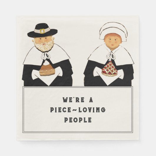 Creatieve Thanksgiving Servet (Voorkant)