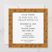 Creatieve Thanksgiving uitnodiging (Achterkant)