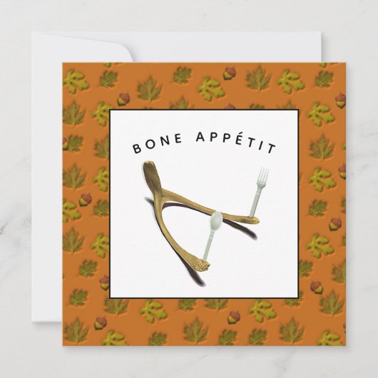 Creatieve Thanksgiving uitnodiging (Voorkant)