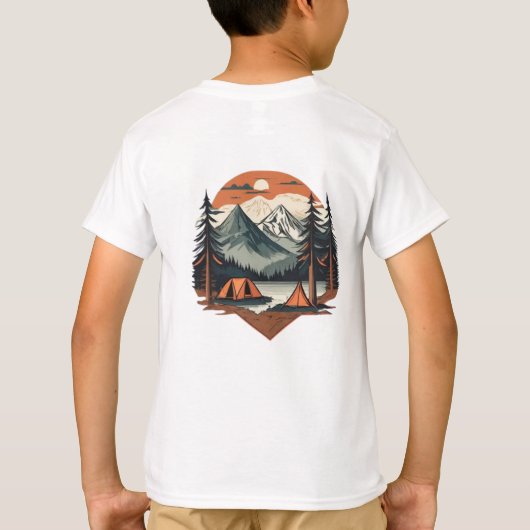 Creatieve Tree Design Ideeën voor kunst T-shirt (Achterkant)