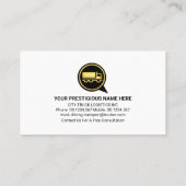 Creatieve Truck Speech Box Rijden Visitekaartje (Achterkant)