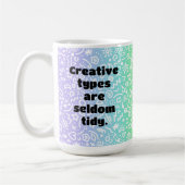 Creatieve Types Grappige Regenboog Doodles Mok (Links)