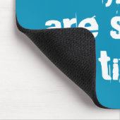 Creatieve Types zijn Zelden Blauwgroen Muismat (Hoek)