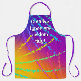 Creatieve types zijn zelden dom! schort