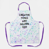 Creatieve types zijn zelden netjes Schort (Voorkant)
