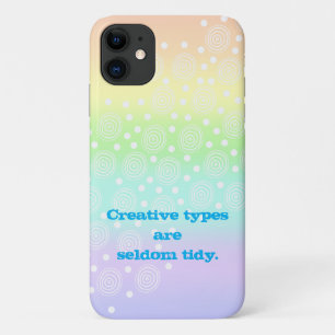 Creatieve types zijn zelden tanden Case-Mate iPhone case