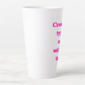 Creatieve types zijn zelden tanden latte mok (Voorkant)