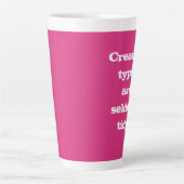 Creatieve types zijn zelden tidy - roze Mok (Voorkant)