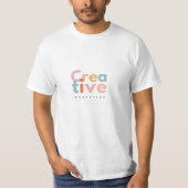 Creatieve typografie t-shirt (Voorkant)