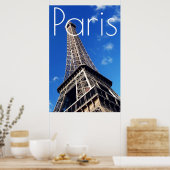 Creatieve unieke Eiffeltoren Parijs Poster (Keuken)