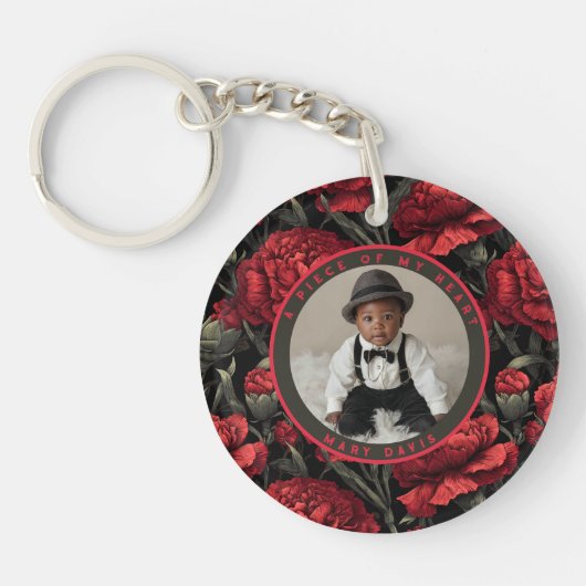 Creatieve Vader Verjaardag Cadeaus Aangepaste Anje Sleutelhanger (Voorkant)