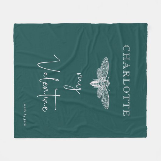 Creatieve Valentijnsdag biecht geschenken Fleece Deken (Voorkant (Horizontaal))