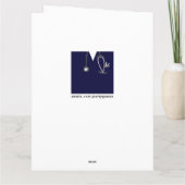 Creatieve verpleegkundige school afstuderen kaart (Achterkant)