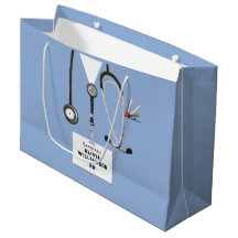 Creatieve verpleegster afstudeertas grote cadeauta