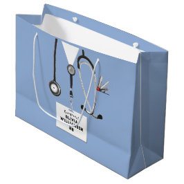 Creatieve verpleegster afstudeertas grote cadeauta groot cadeauzakje
