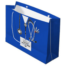 Creatieve verpleegster afstudeertas grote cadeauta