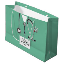 Creatieve verpleegster afstudeertas grote cadeauta