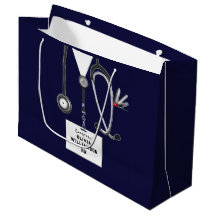 Creatieve verpleegster afstudeertas grote cadeauta