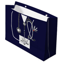 Creatieve verpleegster afstudeertas grote cadeauta groot cadeauzakje