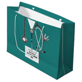 Creatieve verpleegster afstudeertas grote cadeauta groot cadeauzakje