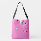 Creatieve Verpleegster Crossbody Tas (Achterkant)