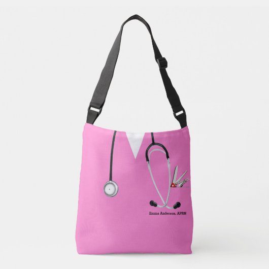 Creatieve Verpleegster Crossbody Tas (Voorkant)
