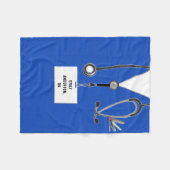 Creatieve verpleegster fleece deken (Voorkant (Horizontaal))
