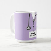 Creatieve verpleegster koffiemok (Voorkant links)