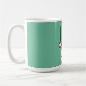 Creatieve verpleegster koffiemok (Links)