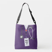 Creatieve verpleegster schoudertas crossbody tas (Achterkant)