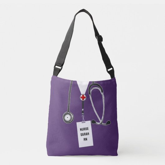 Creatieve verpleegster schoudertas crossbody tas (Voorkant)