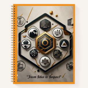 "Creatieve visionaire concepten" Notitieboek