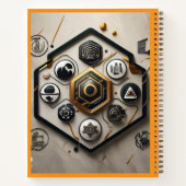 "Creatieve visionaire concepten" Notitieboek (Achterkant)