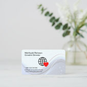 Creatieve Visitekaartjes | Modern Premium Branding (Staand voorkant)